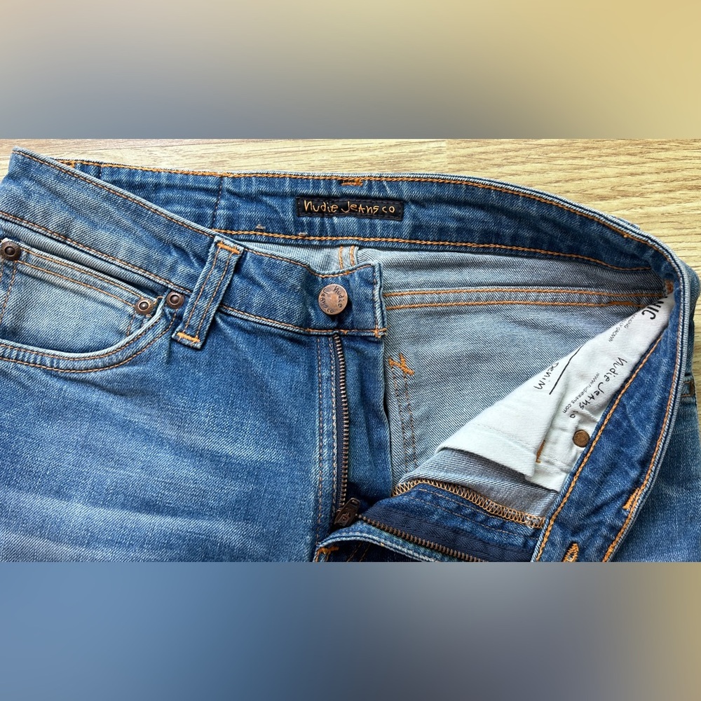 Nudie Jeans Authentic, brand new. Skinny Lin, “Slowly Worn”. Size 28x32 - Picture 2 of 5